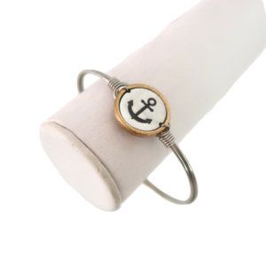 LUCA & DANNI Nautical Anchor bangle bracelet